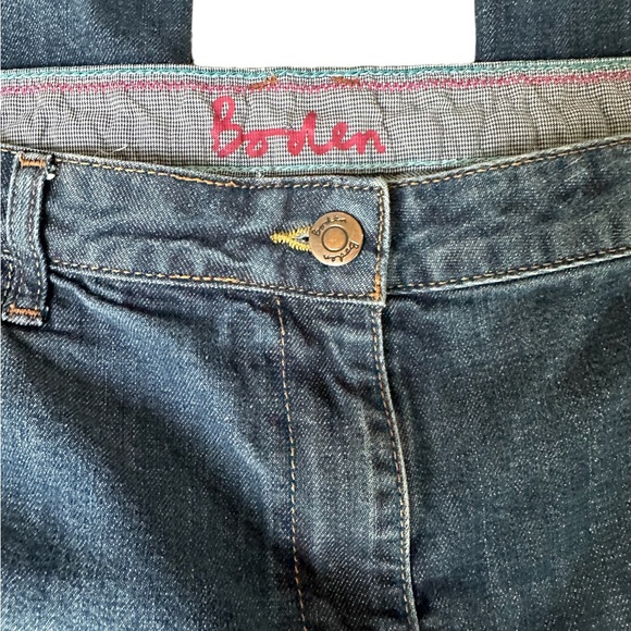 BODEN Capri Women's Size 14R Jeans Mid-Rise Color Blue. - Picture 4 of 6